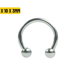 FERRADURA AÇO 1.2 X 10 X 3MM