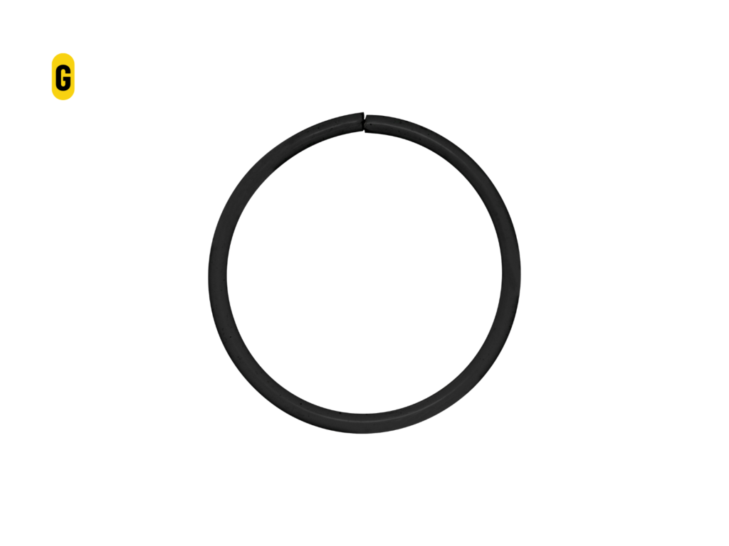 NOSTRIL ARGOLA BLACK- G