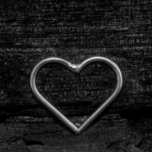 HEART TORÇÃO OURO 18K - BRANCO