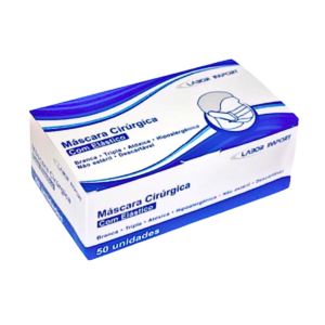 MÁSCARA DESCARTÁVEL - CAIXA C/ 50 UNIDADES