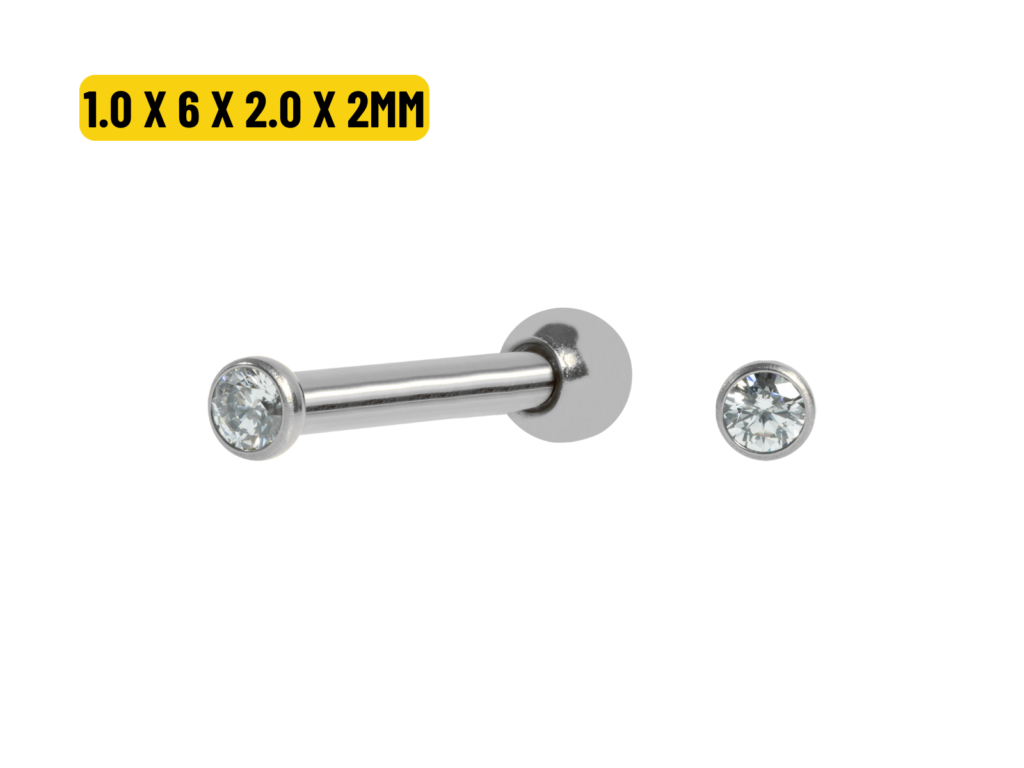 MICRO RETO AÇO AUSTRALIANO - 1.0 X 6 X 2.0 X 2MM