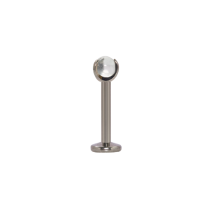 LABRET TITÂNIO R/I QUARTZO CRISTAL - 1.2 X 8 X 3MM