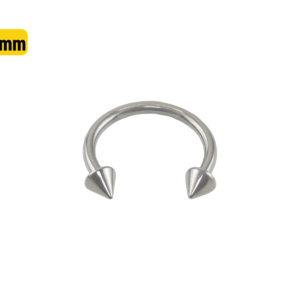 FERRADURA TITÂNIO R/INTERNA SPIKE - 1.2 X 8MM