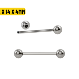 MICRO RETO NIÓBIO - 1.2 X 14 X 4/4MM