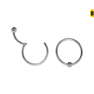 CAPTIVE CLICKER TITÂNIO - 1.2 X 8 X 3MM