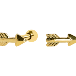 MICRO RETO FLECHA - BANHADO A OURO