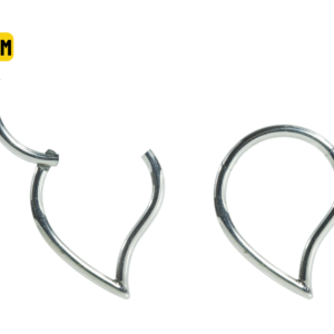 SEGMENTO CLICKER TITÂNIO V CURVADO - 8MM