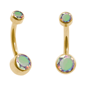 BANANA BELL AÇO PVD GOLD R/I FLAT - BOREAL