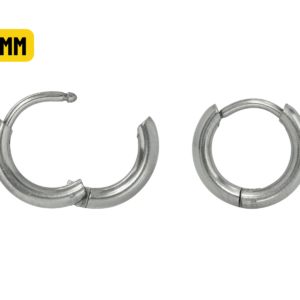 ARGOLA CLICKER AÇO LISA 10MM - UNIDADE