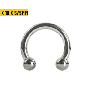 FERRADURA TITÂNIO R/INTERNA - 2.0 X 10 X 5/5MM