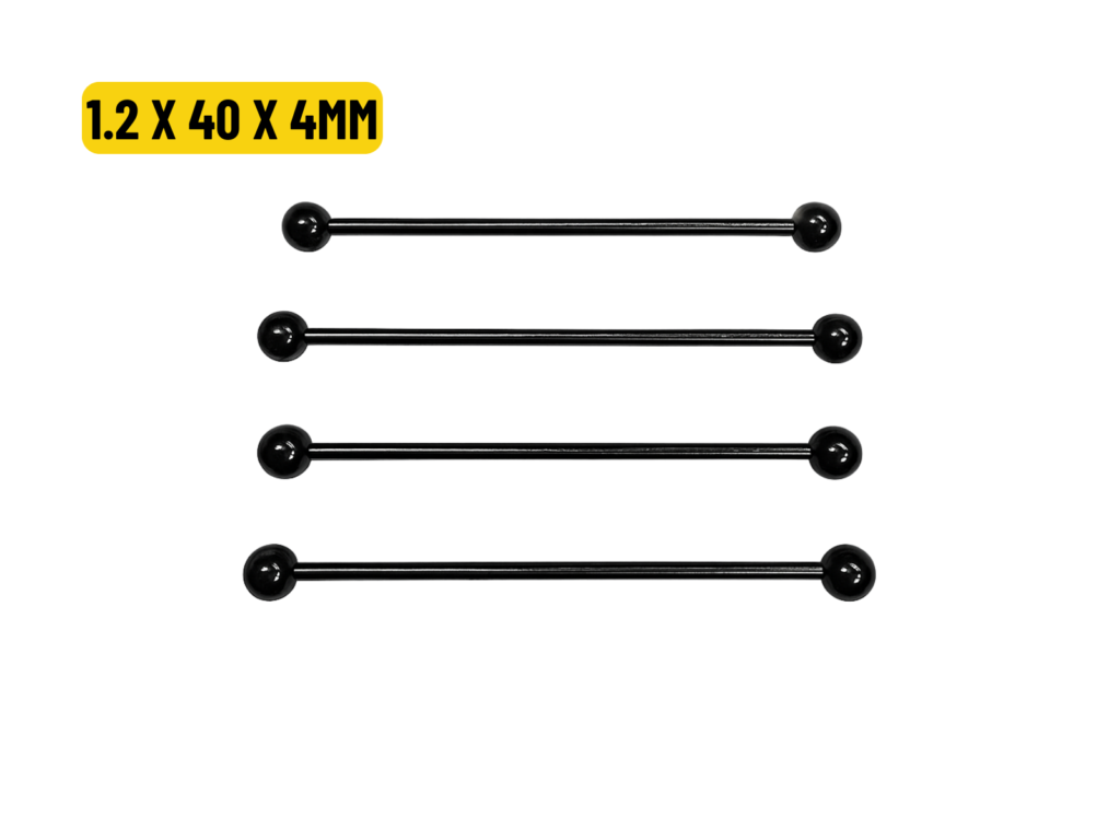 TRANSVERSAL BANHADO BLACK - 1.2 X 40 X 4MM
