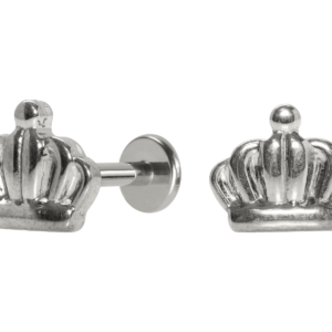 LABRET TITÂNIO PUSH PIN COROA - 1.6MM