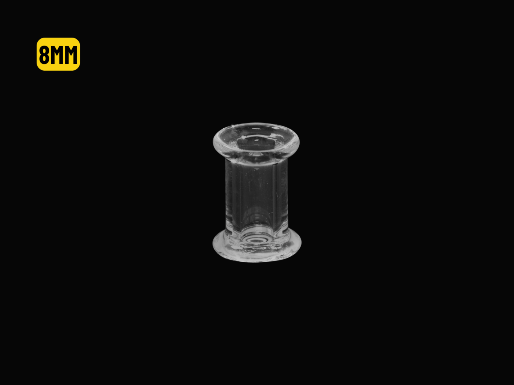 ALARGADOR PLUG VIDRO BOROSSILICATO - 8MM