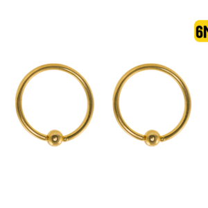 CAPTIVE PVD GOLD 1.2 X 6 X 3MM