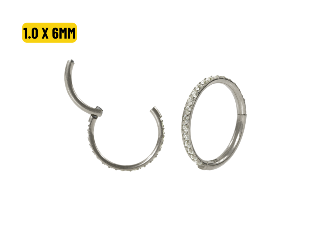 SEGMENTO CLICKER TITÂNIO C/ ZIRCÔNIA - 1.0 X 6MM