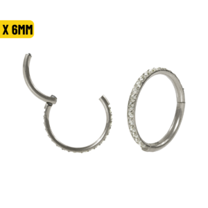 SEGMENTO CLICKER TITÂNIO C/ ZIRCÔNIA - 1.0 X 6MM