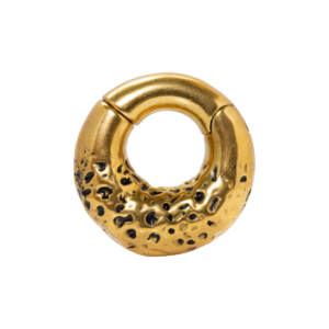 PÊNDULO MARTELADO PVD GOLD MAGNÉTICO - 8MM