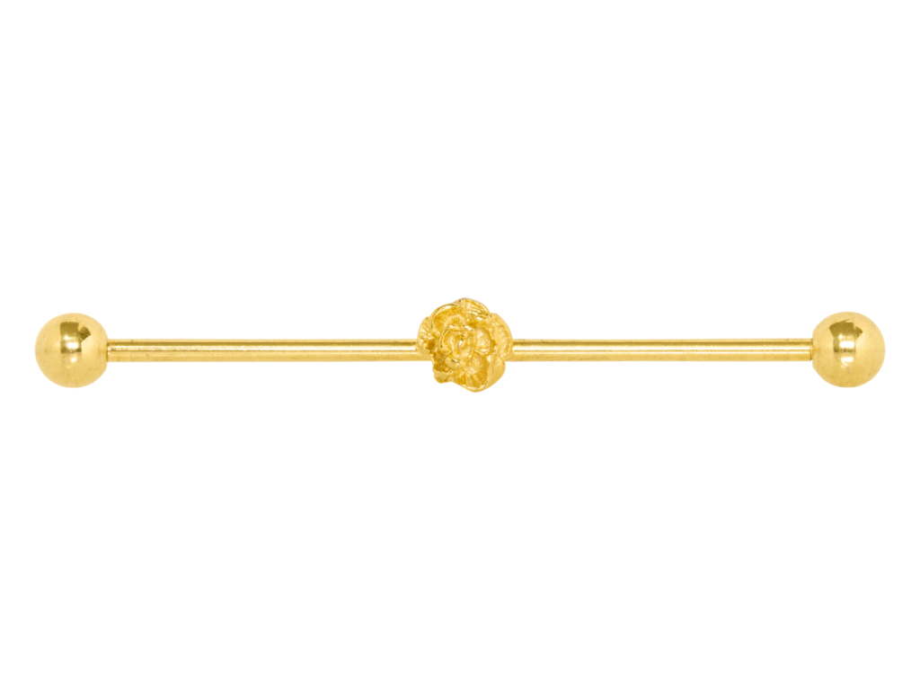 MEGABELL TRANSVERSAL ROSA - BANHADO A OURO