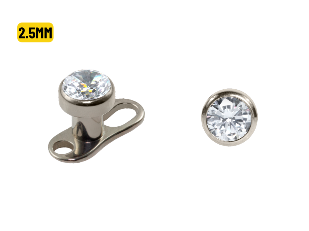 MICRODERMAL TITÂNIO P/ BRANCA - 2.5MM