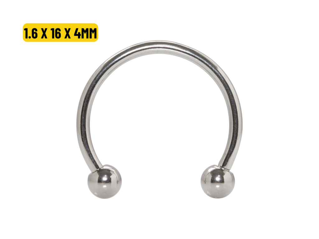 FERRADURA AÇO - 1.6 X 16 X 4MM