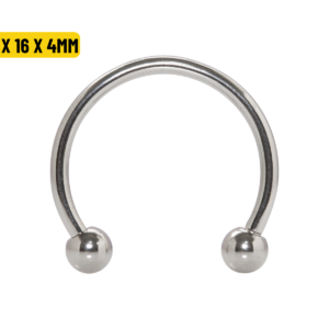 FERRADURA AÇO - 1.6 X 16 X 4MM
