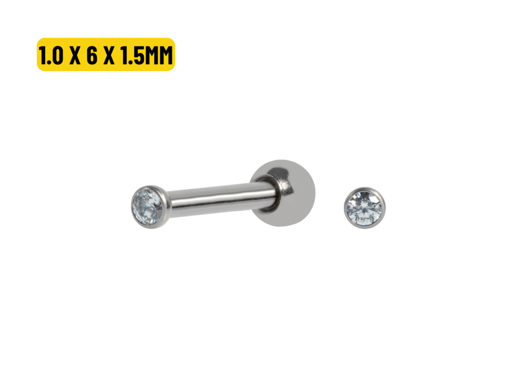 MICRO RETO TITÂNIO AUSTRALIANO - 1.0 X 6 X 1.5MM