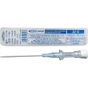 CATETER INTRAVENOSO LABOR IMPORT - UNIDADE (22G)