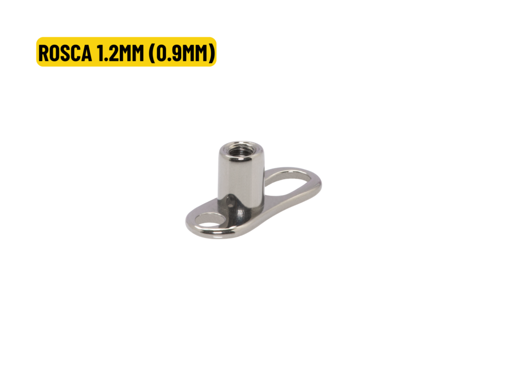 BASE P/ MICRODERMAL TITÂNIO - ROSCA 1.6MM (0.9MM)