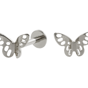 LABRET TITÂNIO R/I BORBOLETA