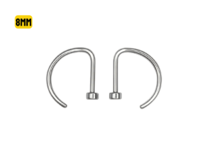 NOSTRIL ARGOLA AÇO OPEN D – 8MM