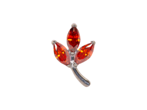 TOPO TITÂNIO 0.9 (1.2MM) – RAMO C/ ZIRCÔNIA VERMELHA