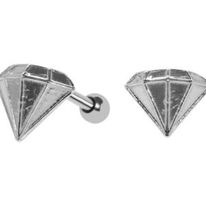 MICRO RETO DIAMANTE C28 - PRATA/ AÇO
