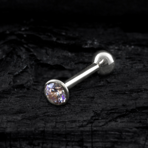 MICRO RETO PONTO DE LUZ OURO CRAV. INGLESA - BRANCO / 2.0MM