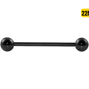 BARBELL PVD BLACK - 1.6 X 22 X 5MM