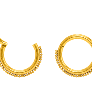 SEGMENTO CLICKER AÇO PVD GOLD INDIANO