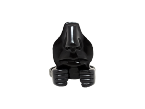 EXPOSITOR MÃO DE BORRACHA ARCO DE PLASTICO – PRETO