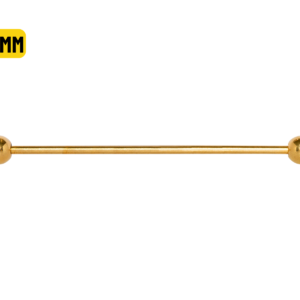MEGABELL TRANSVERSAL TITÂNIO PVD GOLD 1.2 X 37 X 4