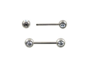 MAMILO TITÂNIO C/PEDRA – 1.2 X 14 X 5/5MM