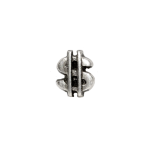 TOPO MICRODERMAL PRATA 950 - CIFRÃO