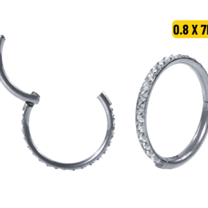 SEGMENTO CLICKER TITÂNIO C/ ZIRCÔNIA - 0.8 X 7MM