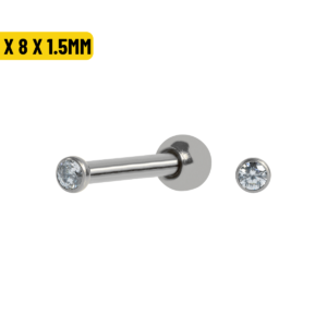 MICRO RETO TITÂNIO AUSTRALIANO - 1.0 X 8 X 1.5MM