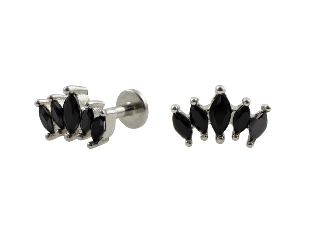 LABRET TITÂNIO PVD GOLD R/INTERNA 1.2 X 10 X 3MM