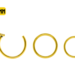 SEGMENTO CLICKER AÇO PVD GOLD - 1.2 X 10MM