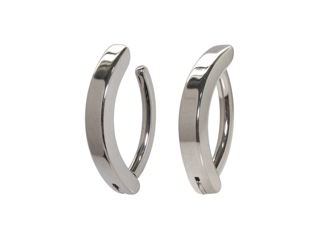 UMBIGO ARGOLA CLICKER AÇO - 1.6 X10MM