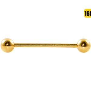 BARBELL PVD GOLD - 1.6 X 16 X 5MM