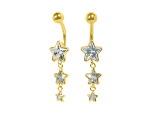 BANANA BELL PENDURICALHO 3 ESTRELAS – UP128 (BANHADO A OURO)
