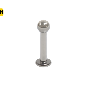 LABRET TITÂNIO R/INTERNA - 1.6 X 6 X 4MM