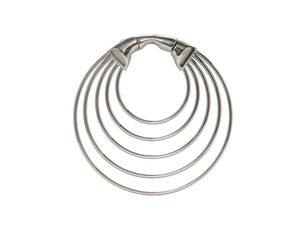 PÊNDULO CLICKER AÇO 5 ARGOLAS - 6MM