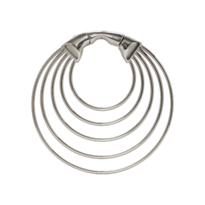 PÊNDULO CLICKER AÇO 5 ARGOLAS - 6MM