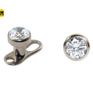 MICRODERMAL TITÂNIO P/ BRANCA - 4MM